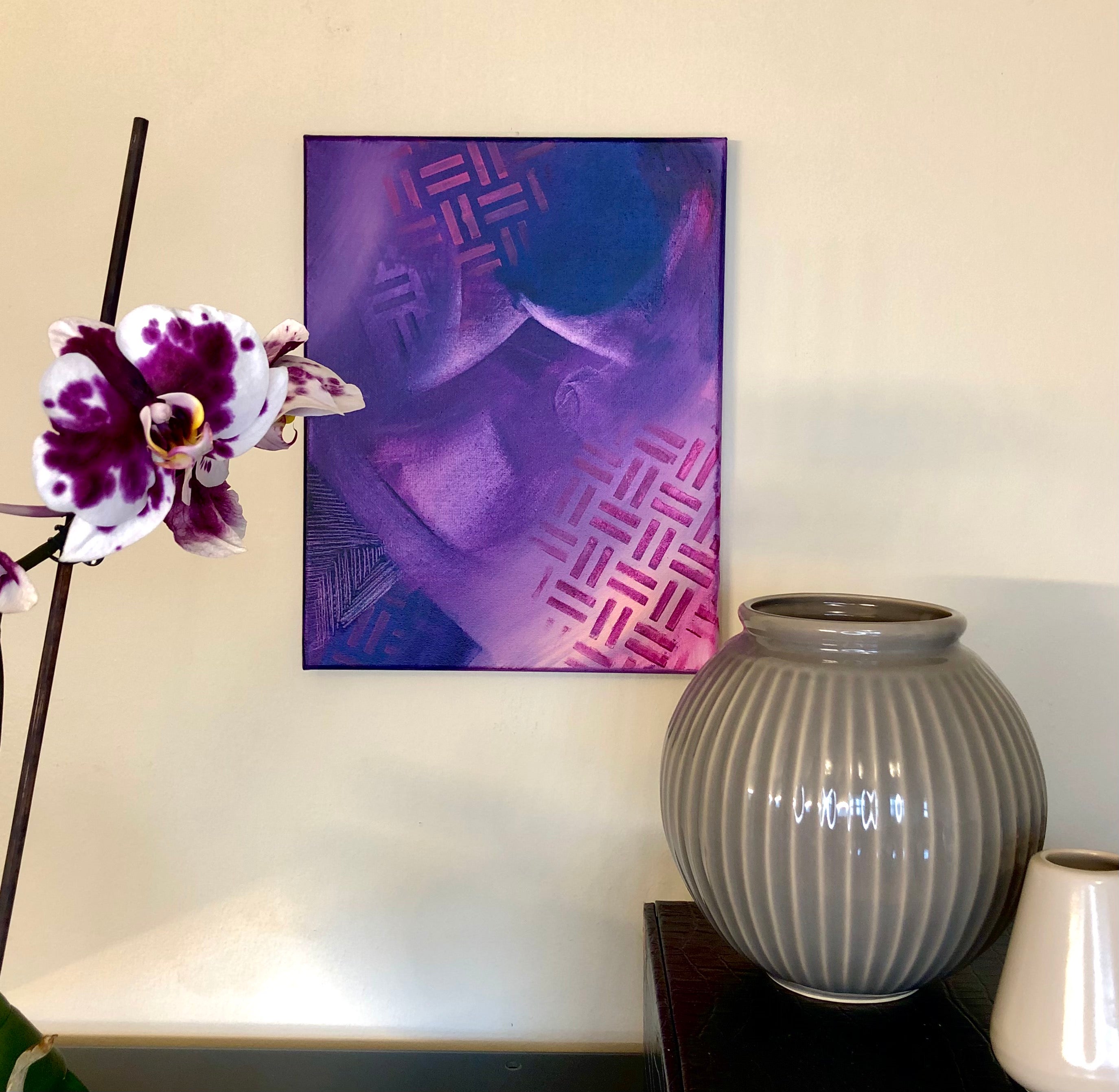 Purple Dream - Abstract Acrylic Painting