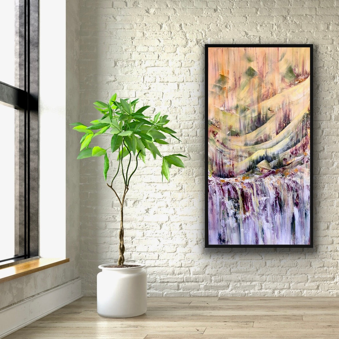 The Waterfall - Canvas Landscape Painting